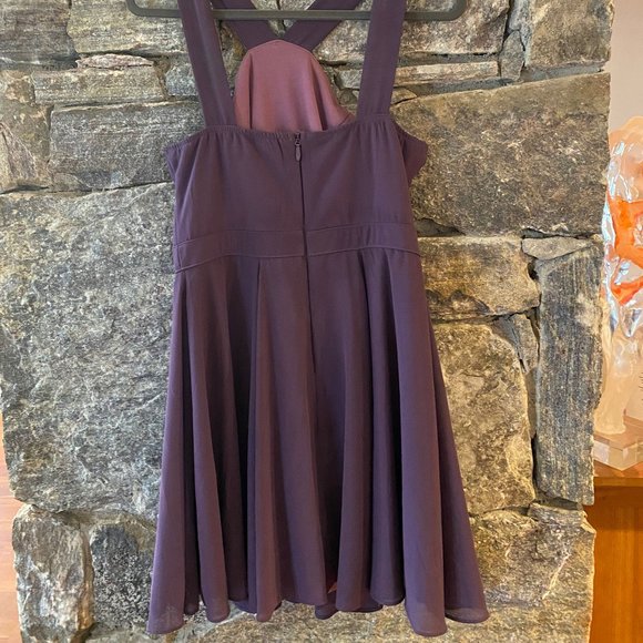 Lulu's Forevermore Dusty Purple Skater Dress - Size  Med -Prom/Jr Prom! - Picture 8 of 10